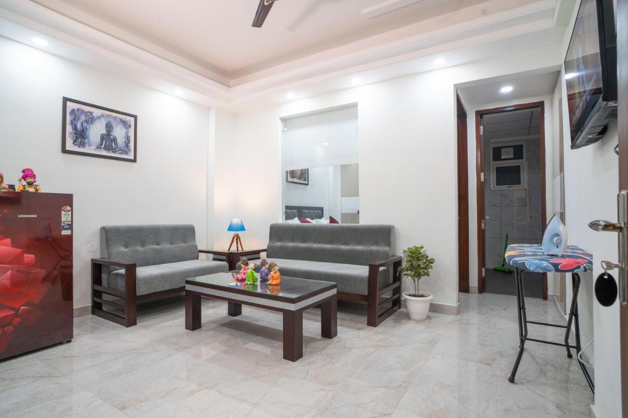 The Lodgers 1 Bhk Serviced Apartment Golf Course Road Gurgaon Exteriör bild